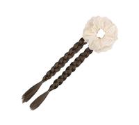 Extension De Cheveux En Queue Cheval À Double Tressée Fibre Synthétique Teinte Naturelle Secure Fiber Synthetic Fibre Pour Femmes Double Twist Elastic