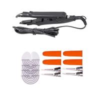 Extension De Cheveux Professionnelle À Chaleur Constante Variable, Outils Liaison La Kératine, Kit D'extension Avec Connecteur Fusion Gain Temps Efficace(Black kit)