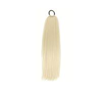 Extension de cheveux queue de cheval for femme, longue tresse avec attache, droite et enroulée, synthétique, 24 pouces Pour un usage quotidien(613)