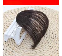 Extension De Cheveux Synthétiques Avec Fausse Frange D'air,Postiche Naturelle À Réinitialisation Pour Femme - Type B2 Dark Brown