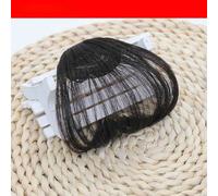 Extension De Cheveux Synthétiques Avec Fausse Frange D'air,Postiche Naturelle À Réinitialisation Pour Femme - Type B2 Brownish Black