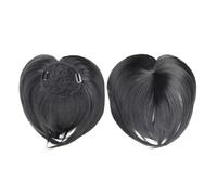 Extension de cheveux synthétiques avec frange à clipser, fausse frange, perruque invisible (#2)