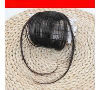 Extension De Cheveux Synthétiques Faux Air Bangs Pour Femme,Fausse Frange Naturelle,Postiche À Réinitialisation,Outils De Coiffure - Type Style1 Black Brown