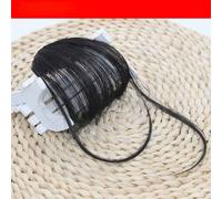 Extension De Cheveux Synthétiques Faux Air Bangs Pour Femme,Fausse Frange Naturelle,Postiche À Réinitialisation,Outils De Coiffure - Type Style1 Natural Black