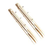 Extension De Cheveux Tressés 20 Pouces Boho Postiche Synthétique Longue À C | 1 Paire De Cheveux Bohème Naturels, Dreadlock Pour Femmes Et Hommes, Style , , Festival De Musique, Fête Sur L