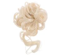 Extension de chignon humain désordonné, postiche pour femme, postiche en forme de beignet duveteux pour un coiffage rapide pour chignon, look décontracté