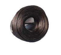 Extension de chignon, mini chignon synthétique décoiffé, postiche lisse, élastique, chouchou, accessoire for perruque Ponytail Extension(Black Brown)