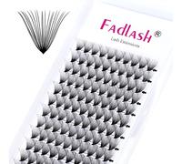 Extension de Cils Bouquet 20D-0.07-C Curl 13mm Cils Extension de Cils Professionnel Volume Russe C/D Curl Premade Fans Cils FADLASH(20D-0.07-C,13mm）