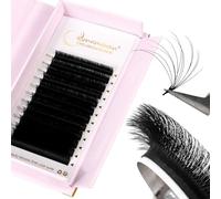 Extension de Cils Easy Fan Cils Volume Lash 5D 6D~20D Volume Russe Faux Cils Extension Cils de Lunamoon (3D-0.05-C, Mix 8-15mm)