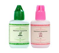 Extension de Cils Protéine Dissolvant Démaquillant de Sky Rose Green Tea Set 15ml - Set Green Tea + Rose