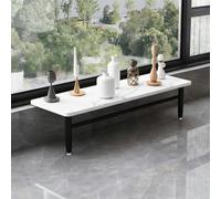 Extension de comptoir réglable de 120 x 30 cm de long, pour étagère de présentation d'illustrations, plateau d'extension de rebord de fenêtre, 10,2 cm de hauteur pour l'organisation de la maison et du