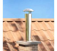 Extension de Conduit Argenté Acier inoxydable Amélioration cheminée vidaXL vidaX