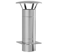 Vidaxl Extension De Conduit Argent 35 X 35 X 65 Cm Acier Inoxydable