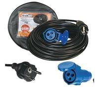 Prolongateur 25 m CEE17 230V (2P+T) + femelle(P17)pour caravane et camping car