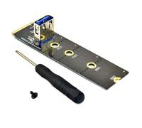 Extension de disque dur M.2 à USB 3.0 PCie X16 NVME, carte Raid