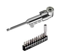 Extension de flexible, adaptateur de douille, adaptateur d'embout de tournevis d'angle - Ensemble d'outils de douille à 105 degrés, accessoire de tournevis