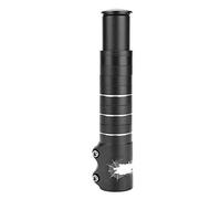Extension de fourche de vélo VTT - Adaptateur de hauteur - Potence réglable - En aluminium - Pour guidon de vélo - 180 mm