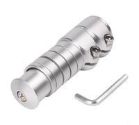 Extension de Fourche pour vtt 6061 Alliage Léger Extension de | Hauteur +85mm, ajustement pour personnalisé, confort optimal, réduit pression , idéal longue distance(12CM Silver)