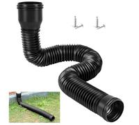 Extension de gouttière flexible - Rallonge ronde pour tuyau de descente 80/100 mm - Kit d'extension de gouttière de 47 à 150 cm