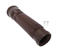 Extension de gouttière pluie Flexible PE extensible, rallonge vidange for Villa extérieure ronde(Brown)