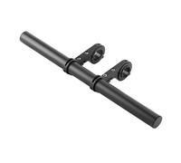 Extension de guidon de vélo, Double pince, en alliage d'aluminium, support d'extension de guidon réglable pour transporter des valises