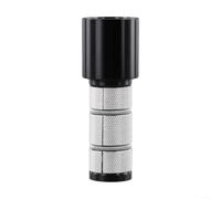Extension de guidon de vélo en alliage d'aluminium pour vélo de route, montagne, descente, hauteur de tige réglable jusqu'à 50 mm, poids léger, extension de fourche fixie couleur noire (30 mm)