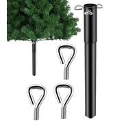 Extension De Hauteur D'arbre De Noël | Ajustement Des Élévateurs D'arbre | Extension De Hauteur Des Arbres | Décor Saisonnier En Fer Plus Grand | Poteau À Vis De Fixation | Pour L'intérieur, L'extérie