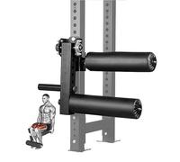 Extension de jambe et curl Machine Fixation pour Fitness Squat Rack - Plaque réglable pour entraînement musculaire efficace des jambes