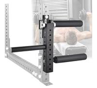 Extension de jambe pour entraînement du bas du corps assis - Support réglable compatible avec les plaques d'haltères standard, confort amélioré avec rembourrage en coton épais - Idéal pour