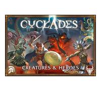 Extension de jeu de société Studio H Cyclades Creatures & Heroes Legendary Edition 15 figurines détaillées Multicolore