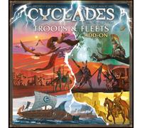 Extension de jeu de stratégie Studio H Cyclades Legendary Edition Troupes et Flottes 110+ figurines plastiques multicolore