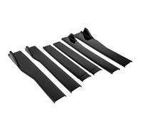 Extension De Jupe Latérale Extensions De Bas Caisse Universelles Noires 2, M pour Voiture Séparateurs Pare-Chocs Et