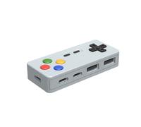 Extension de la Forme Du GamePad HUB Souris Clavier Dessin Animé USB Convertisseur Connecteur 4 en 1 Type-C USB 2.0 HUB