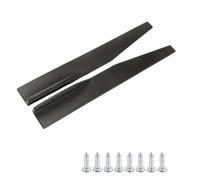 Extension de la jupe latérale Kuuleyn, spoiler à lèvres latéral, 2pcs Jupe latérale Winglet Fibre de carbone Fibre universelle Car Wingles Extension LIP LIP SPELER