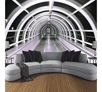 Extension De L'Espace Stéréoscopique Pont Corridor Papier Peint 3d Moderne Soie Texturée Haut De Gamme IdéAl Pour Le Salon Et La Chambre à Coucher-200cm×140cm