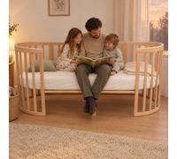 Extension de lit évolutif jusqu'à 174 cm Naturel