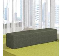 Extension de lit pour remplir l'espace entre la tête de lit et le mur - Housse amovible - Gris foncé - 50 x 15 x 15 cm - Convient aux lits de 120/150/180/200 cm