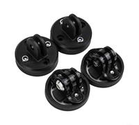Extension de montage avant de phare en plastique noir pour garmin | Construction en plastique, diamètre de 34 mm, abaisse la position de la caméra, compatible avec Garmin, 4 adaptateurs inclus