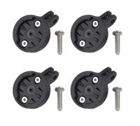 Extension de montage avant de phare en plastique noir pour garmin | Construction en plastique, diamètre de 34 mm, abaisse la position de la caméra, compatible avec Garmin, 4 adaptateurs inclus