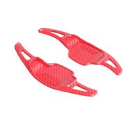 Extension de palettes de changement de vitesse au volant | Compatible avec Chevrolet Camaro 2012-2015 et Cadillac CT6 XT5 2016-2019(Carbon Fiber Red)