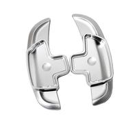 Extension de palettes de Changement de Vitesse pour Mercedes-Benz LC CE W213 W205 - Accessoires de Remplacement pour Volant (Noir) (Argent)