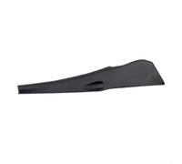 Extension de panneau de grille d'entrée d'air, 1 bande de déflecteur, plaque de collecte d'eau pour pare-brise, plastique, finition noire, pour OEM 23497829 23497830 (gauche)