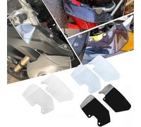 Extension de Pare-Brise Compatible avec R1200GS Adventure R1200GS R 1200GS Accessoires 2004-2012 Protection de Pare-Brise supérieure Déflecteur de Flux d'air latéral (Fumée Noire)