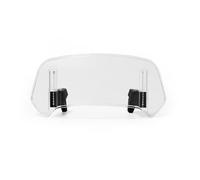 Extension de Pare-Brise de Moto pour Yamaha YZF-R6 Modell 2006 (RJ 11), Déflecteur de Pare-Brise Réglable à Clipser Protection Contre Le Vent Saut de Vent Moto,B