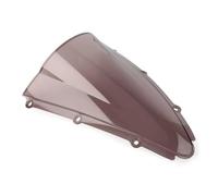 Extension De Pare Brise Moto pour YZF R1 YZF-R1 2000 2001 Moto Pare-Brise À Double Bulle Pare-Brise ABS Becquet de Pare-Brise(Tan)