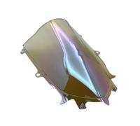 Extension De Pare Brise Moto pour YZF600 R6 R7 2017 2018 2019 2020 2021 2022 2023 2024 Pare-Brise À Double Bulle Becquet de Pare-Brise(Clear iruidium)