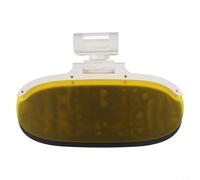 Extension de pare-soleil de voiture, 2 en 1 jour et nuit, protection anti-reflet pour pare-brise de sécurité à rabat transparent teinté (S)