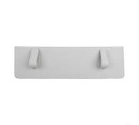 Extension de pare-soleil de voiture réglable avec PVC et fermeture en métal à double bouton-pression pour bloquer la lumière du soleil pendant la conduite (gris)