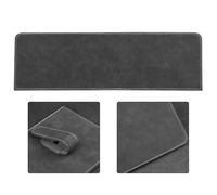 Extension de pare-soleil en daim pour voiture et SUV, longueur réglable pour la lumière du soleil et protection UV, noir/gris