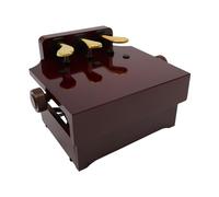 Extension de pédale de piano avec 3 pédales - Banc d'extension de piano - Pédale assistée pour enfants débutants de 4 à 12 ans (marron)